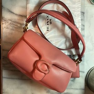 Coach “tabby” pillow bag in pink, NWT